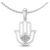 0.10CT Round Cut Diamonds Religious Pendant , picture number 0