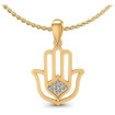0.10CT Round Cut Diamonds Religious Pendant , picture number 0