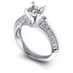 1.20CT Princess And Round Cut Diamonds Engagement Rings , picture number 0