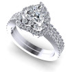 1.10CT Round And Heart Cut Diamonds Bridal Set , picture number 0