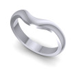 14KT White Gold 3.05MM Width & 1.85MM Thick Plain Wedding Band , picture number 0