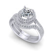 0.80CT Round Cut Diamonds Bridal Set , picture number 0