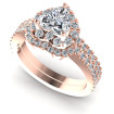 1.10CT Round And Heart Cut Diamonds Bridal Set , picture number 0