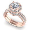 1.00CT Round Cut Diamonds Bridal Set , picture number 0