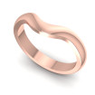 18KT Rose Gold 3.05MM Width & 1.85MM Thick Plain Wedding Band , picture number 0