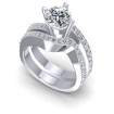 1.05CT Round Cut Diamonds Bridal Set , picture number 0