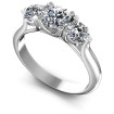 1.55CT Round Cut Diamonds Three Stone Ring , picture number 0