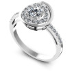 0.70CT Round Cut Diamonds Halo Ring , picture number 0
