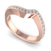 0.45CT Round Cut Diamonds Wedding Band , picture number 0