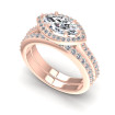1.10CT Round And Marquise Cut Diamonds Bridal Set , picture number 0