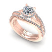 0.75CT Round Cut Diamonds Bridal Set , picture number 0