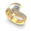 0.95CT Round Cut Diamonds Bridal Set , picture number 0