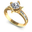 1.75CT Princess And Round Cut Diamonds Engagement Rings , picture number 0