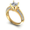 1.45CT Princess And Round Cut Diamonds Engagement Rings , picture number 0