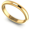 18KT Yellow Gold 3.10MM Width & 1.95MM Thick Plain Wedding Band , picture number 0