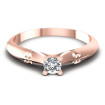 0.20CT Round Cut Diamonds Solitaire Ring , picture number 1