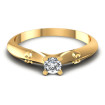 0.20CT Round Cut Diamonds Solitaire Ring , picture number 1