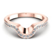 0.35CT Round Cut Diamonds Wedding Band , picture number 1