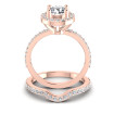 1.00CT Round Cut Diamonds Bridal Set , picture number 1