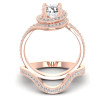 0.80CT Round Cut Diamonds Bridal Set , picture number 1