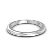 14KT White Gold 2.15MM Width & 1.60MM Thick Plain Wedding Band , picture number 1