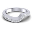 0.45CT Round Cut Diamonds Wedding Band , picture number 1