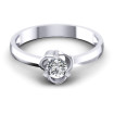 0.25CT Round Cut Diamonds Solitaire Ring , picture number 1