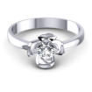 0.35CT Round Cut Diamonds Solitaire Ring , picture number 1