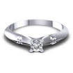 0.20CT Round Cut Diamonds Solitaire Ring , picture number 1