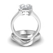 0.51CT Radiant And Round Cut Diamonds Bridal Set , picture number 1