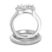 0.90CT Marquise And Round Cut Diamonds Bridal Set , picture number 1