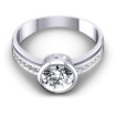 0.50CT Round Cut Diamonds Engagement Rings , picture number 1
