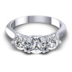 1.55CT Round Cut Diamonds Three Stone Ring , picture number 1