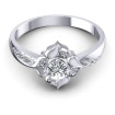 0.40CT Round Cut Diamonds Fashion Ring , picture number 1