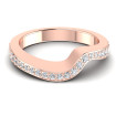 0.45CT Round Cut Diamonds Wedding Band , picture number 1