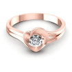 0.25CT Round Cut Diamonds Solitaire Ring , picture number 1