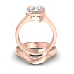 0.51CT Radiant And Round Cut Diamonds Bridal Set , picture number 1