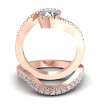0.95CT Round Cut Diamonds Bridal Set , picture number 1