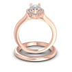 0.55CT Pear And Round Cut Diamonds Bridal Set , picture number 1