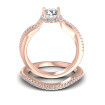 0.75CT Round Cut Diamonds Bridal Set , picture number 1