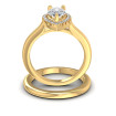 0.55CT Pear And Round Cut Diamonds Bridal Set , picture number 1