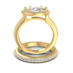 1.10CT Round And Marquise Cut Diamonds Bridal Set , picture number 1