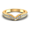 0.35CT Round Cut Diamonds Wedding Bands , picture number 1