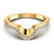 0.35CT Round Cut Diamonds Wedding Band , picture number 1