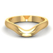 18KT Yellow Gold 3.05MM Width & 1.85MM Thick Plain Wedding Band , picture number 1
