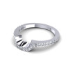 0.30CT Round Cut Diamonds Wedding Band , picture number 2