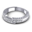 0.35CT Round Cut Diamonds Wedding Band , picture number 2