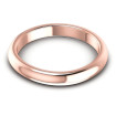 14KT Rose Gold 3.10MM Width & 1.95MM Thick Plain Wedding Band , picture number 2