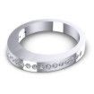 0.25CT Round Cut Diamonds Wedding Band , picture number 2