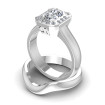 0.51CT Radiant And Round Cut Diamonds Bridal Set , picture number 2